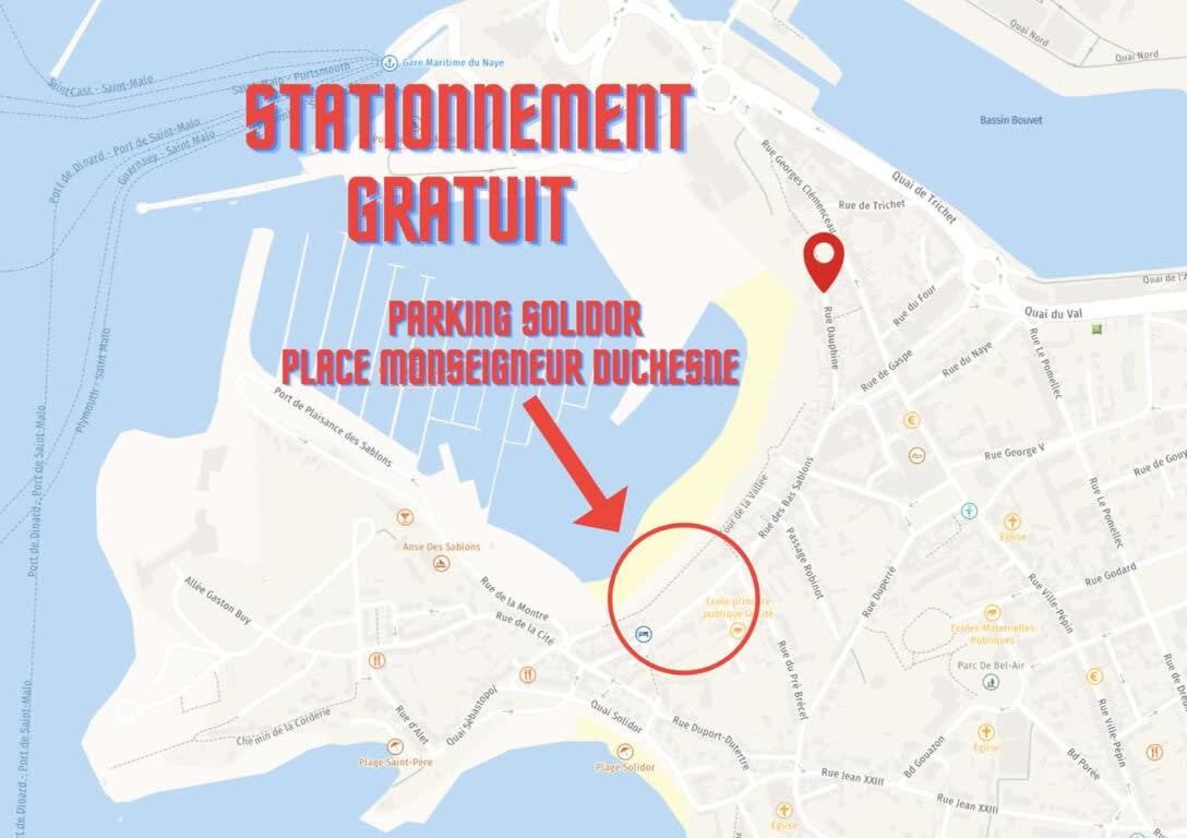 L'Annexe - Plage 50 M Et Remparts A 500 M Saint-Malo Eksteriør billede